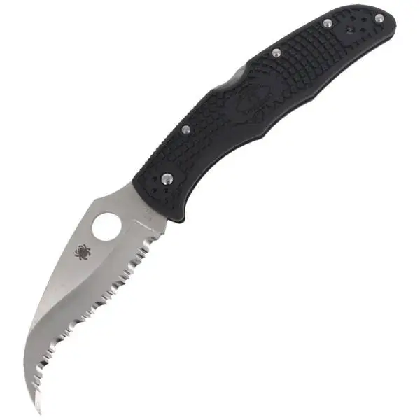 Bestseller Nóż składany Spyderco Matriarch 2 FRN Black Spyder (C12SBK2)