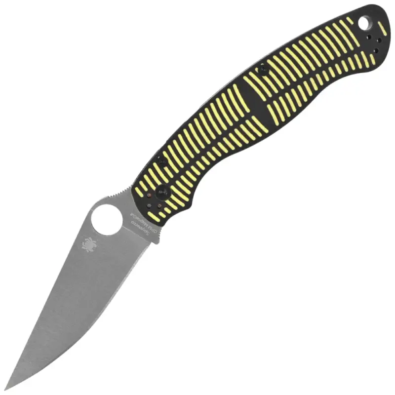 Zniżka Nóż składany Spyderco Military 2 Salt Yellow/Black G10, Satin MagnaCut by Sal and Eric Glesser(C36GBKYLMCP2)