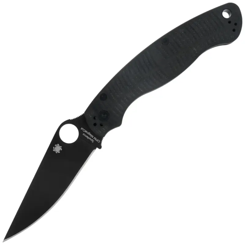 Nóż składany Spyderco Military Black G10, Black MagnaCut (C36GMCBKP2) Hit sprzedaży