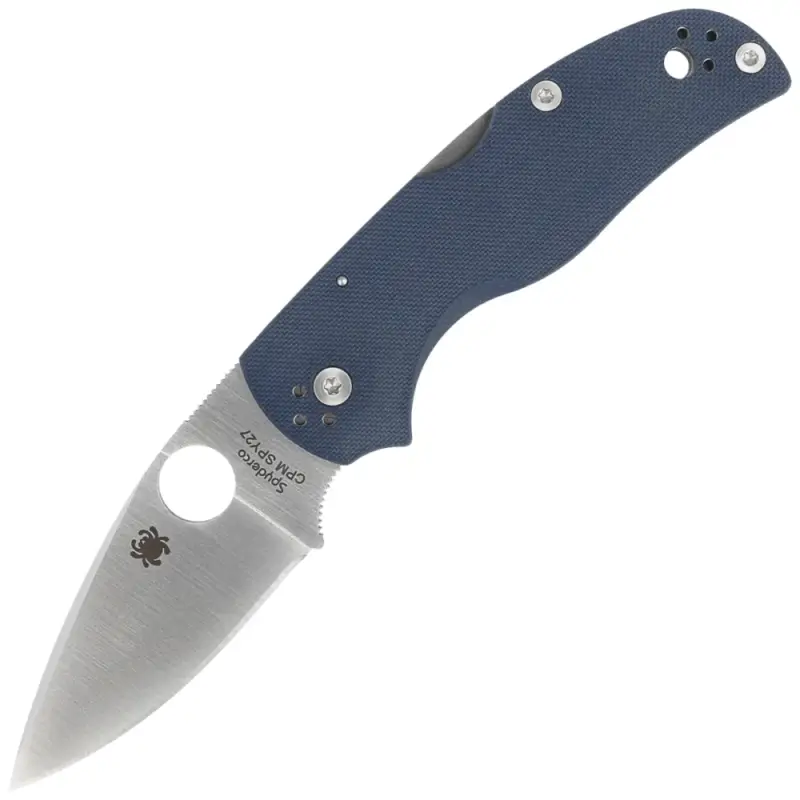Nóż składany Spyderco Native 5 Cobalt Blue G10, Satin CPM SPY27 by Sal Glesser (C41GPCBL5) Łatwy zwrot