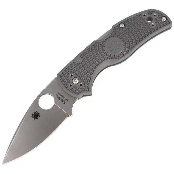 Szybka wysyłka Nóż składany Spyderco Native 5 FRN Grey Maxamet Plain (C41PGY5)