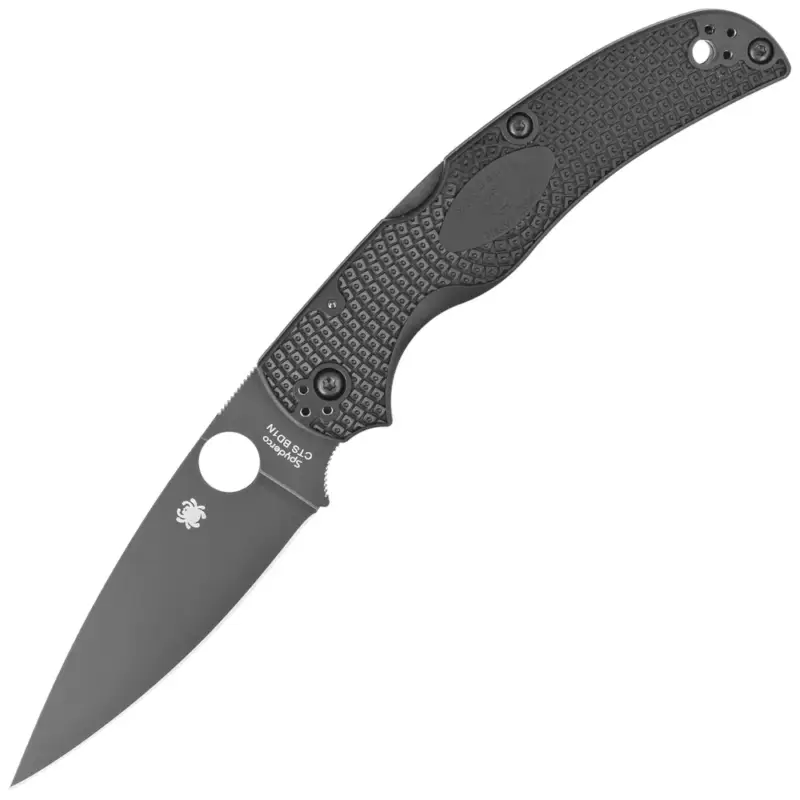 Niska cena Nóż składany Spyderco Native Chief Black FRN, DLC CTS BD1N (C244PBBK)