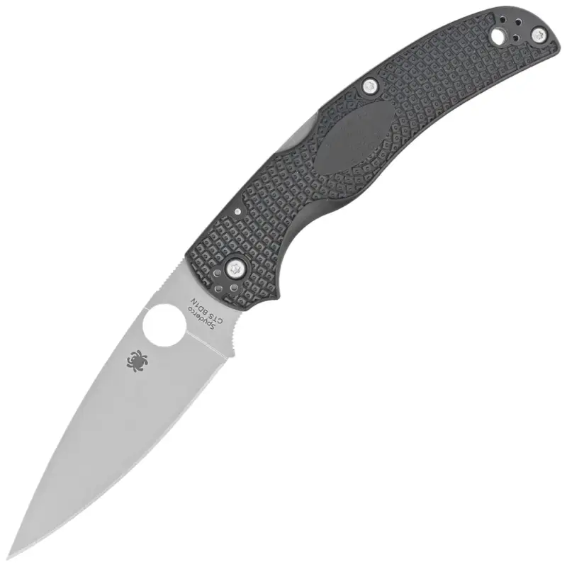 Wyprzedaż Nóż składany Spyderco Native Chief Black FRN, Satin Plain CTS BD1N by Sal, Eric Glesser (C244PBK)
