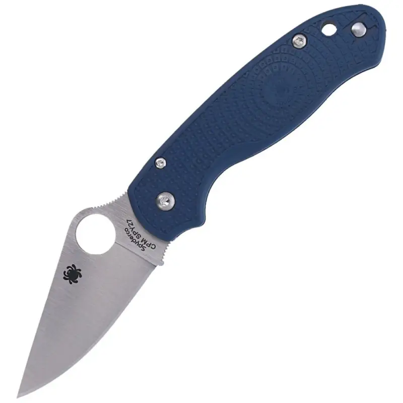 Ekspresowa dostawa Nóż składany Spyderco Para 3 FRN Cobalt-Blue SPY27 Plain (C223PCBL)