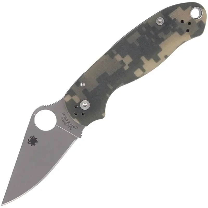 Wyprzedaż Nóż składany Spyderco Para 3 G-10 Digital Camo Plain - C223GPCMO