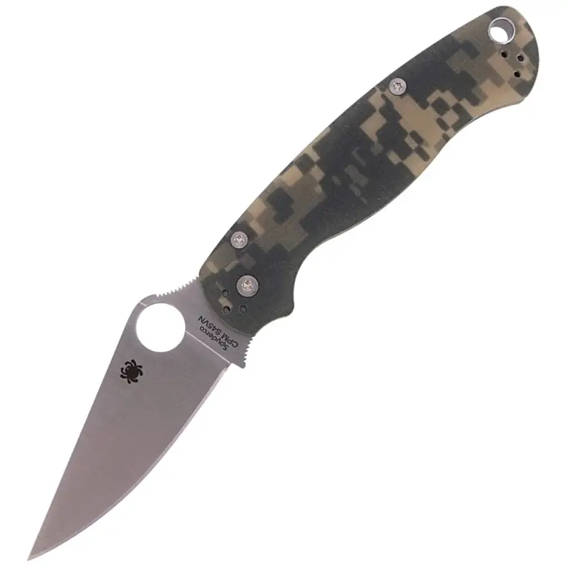 Nóż składany Spyderco Para Military 2 G-10 Camo Plain - C81GPCMO2 Najlepsza cena