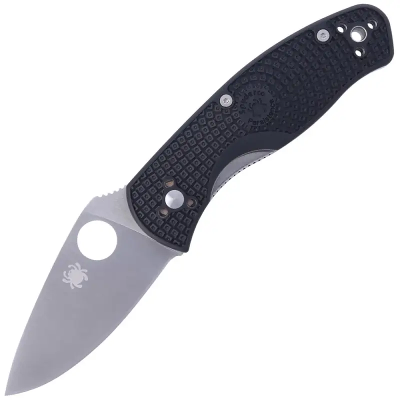 Bezpieczne zakupy Nóż składany Spyderco Persistence Lightweight, Black FRN, Satin Plain (C136PBK)