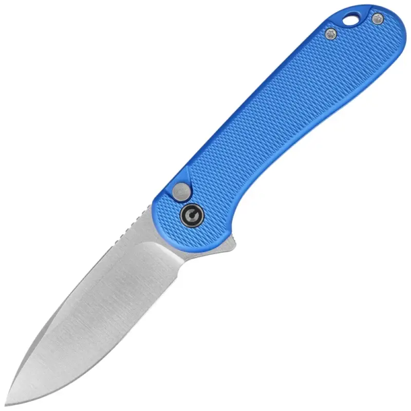 Nóż składany CIVIVI Button Lock Elementum II Blue Aluminium, Satin Nitro-V (C18062PD-2) Szybka dostawa