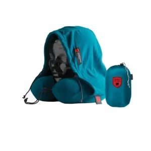 Poduszka z kapturem Grand Trunk Hooded Travel Neck Pillow Peacock Green Tani