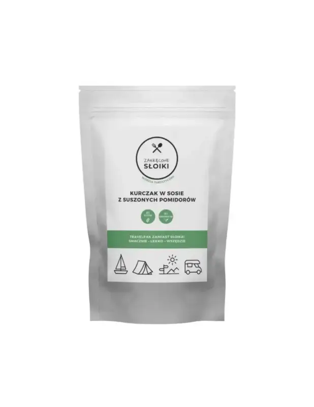 Danie obiadowe Zakręcone Słoiki Kurczak w sosie z suszonych pomidorów 540ml Oferta czasowa
