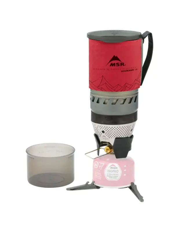 Szybka dostawa Kuchenka z garnkiem MSR WindBurner Personal Stove System Red 1L