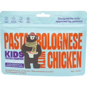 Danie obiadowe Tactical Foodpack Kids Pasta Bolognese with Chicken 60g Hit cenowy