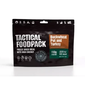 Ograniczona ilość Danie obiadowe Tactical Foodpack Buckwheat Pot and Turkey 110g