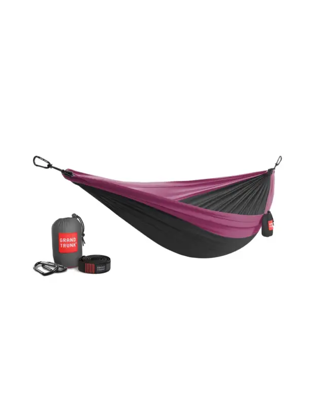 Oferta Hamak z taśmami Grand Trunk Double Deluxe Hammock w/Straps Magenta