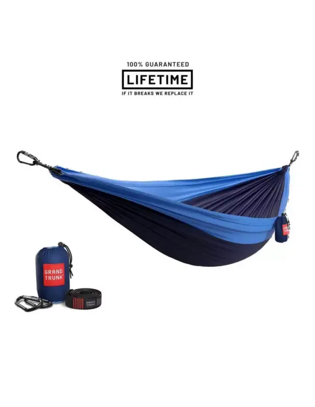 Bezpieczna płatność Hamak Grand Trunk Double Deluxe Hammock w/Straps Blue