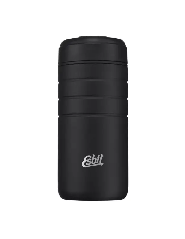 Kubek termiczny Esbit Majoris Thermo Mug With Flip Top Black 450ml Łatwy zwrot