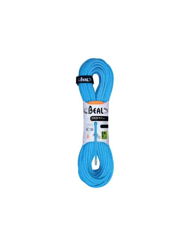 Zamów teraz Lina wspinaczkowa Beal Joker Unicore 9,1mm Dry Cover Blue 70m