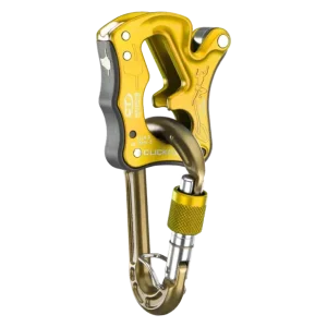 Premium Przyrząd asekuracyjny Climbing Technology Click Up Kit Mustard Yellow
