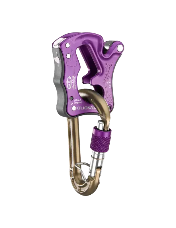 Nie przegap Przyrząd asekuracyjny Climbing Technology Click Up Kit Purple