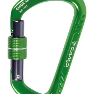 Bezpieczne zakupy Karabinek wspinaczkowy Camp Guide XL Lock Green