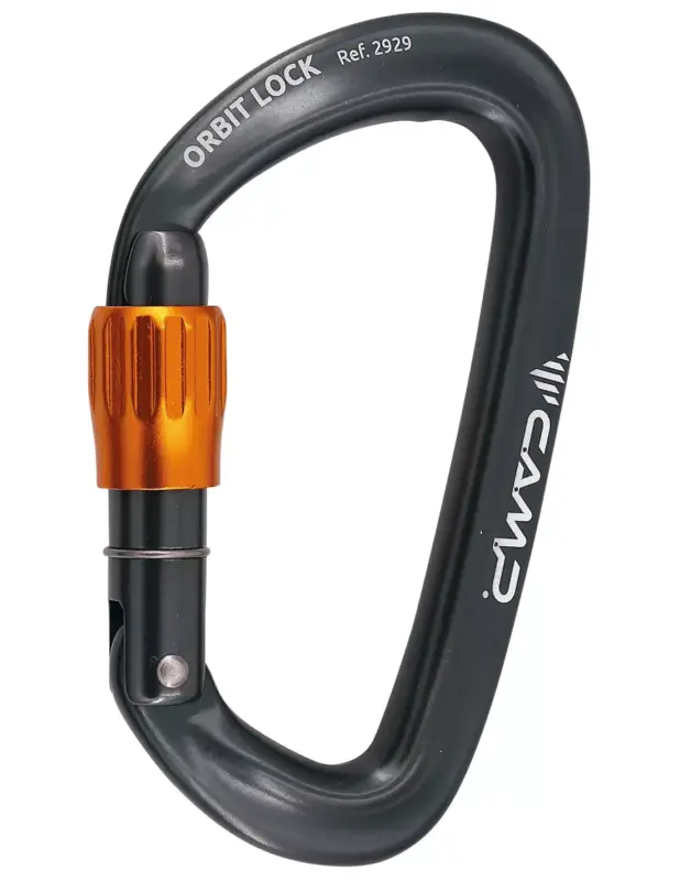Ograniczona ilość Karabinek wspinaczkowy Camp Orbit Lock Gun metal