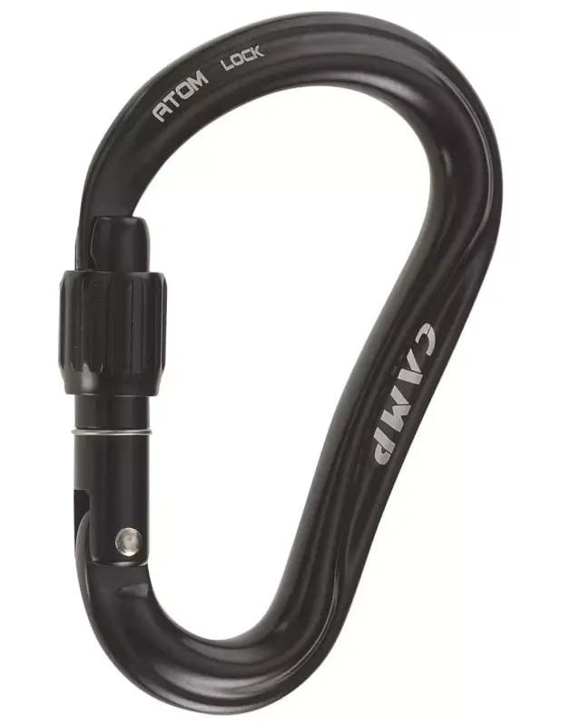 Karabinek wspinaczkowy Camp Atom Lock Black Wyjątkowa oferta