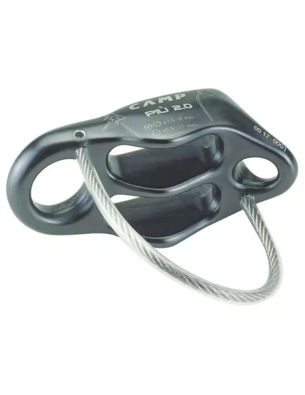 Bestseller Przyrząd asekuracyjny Camp Piu 2.0 Gun metal