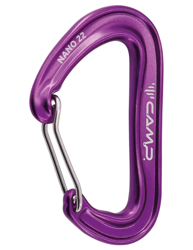 Zamów dziś Karabinek wspinaczkowy Camp Nano 22 Purple