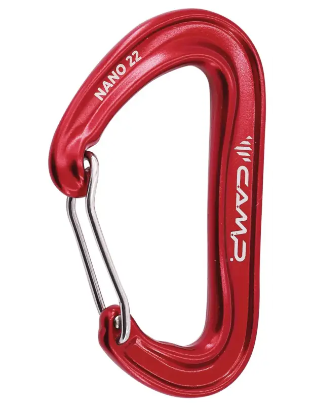 Karabinek wspinaczkowy Camp Nano 22 Red Premium