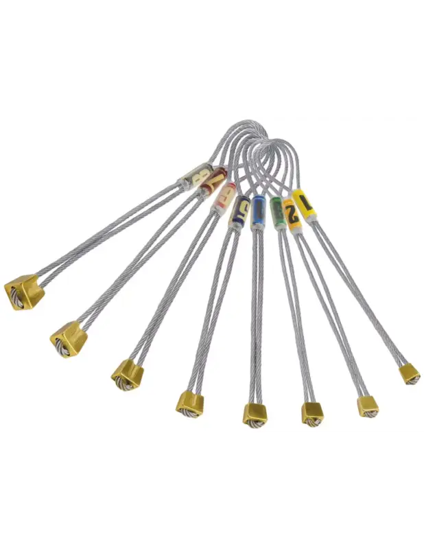 Zamów teraz Kości Rock Empire Brass Chock Set 1-8