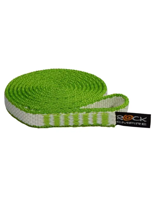 Popularny Pętla Rock Empire Open Sling Dyneema Green 13mm 80cm