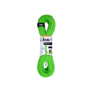 Wysoka jakość Lina wspinaczkowa Beal Opera Unicore 8,5mm Dry Cover Green 60m