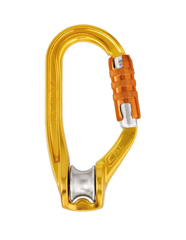 Karabinek z bloczkiem Petzl Rollclip A Triact-Lock Ostatnie sztuki
