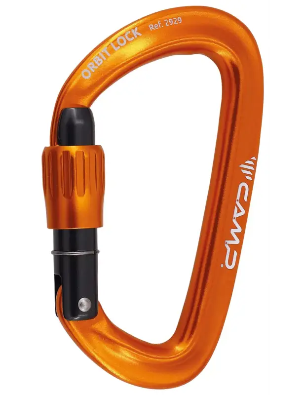 Karabinek wspinaczkowy Camp Orbit Lock Orange Popularny