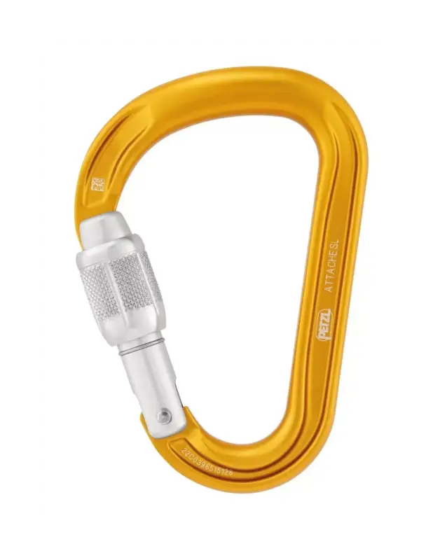 Rabat Karabinek wspinaczkowy Petzl Attache Yellow