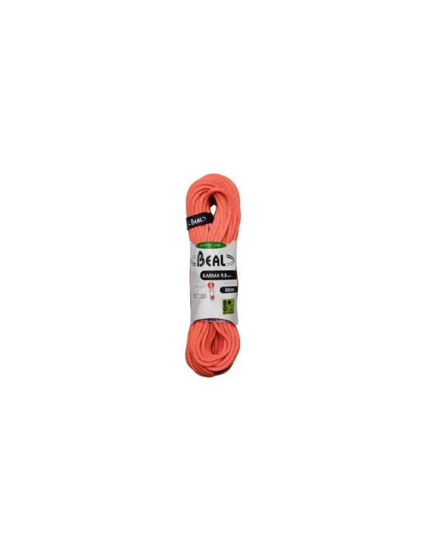 Lina wspinaczkowa Beal Karma 9,8mm Orange 60m Nowość