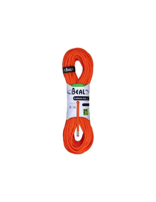 Wyprzedaż Lina wspinaczkowa Beal Karma 9,8mm Orange 80m