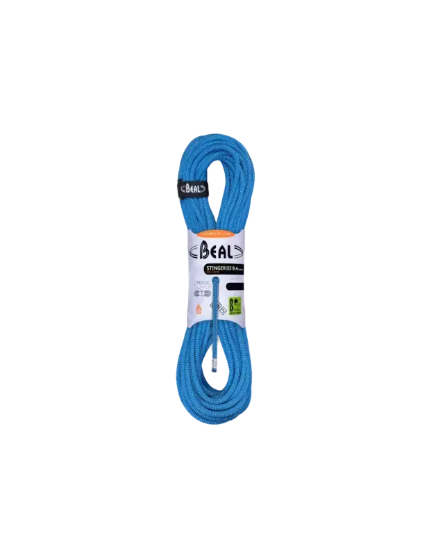 Tylko do końca tygodnia Lina wspinaczkowa Beal Stinger Unicore 9,4mm Blue 60m