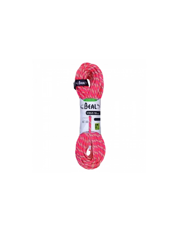 Lina wspinaczkowa Beal Virus 10mm Pink 60m Wyprzedaż