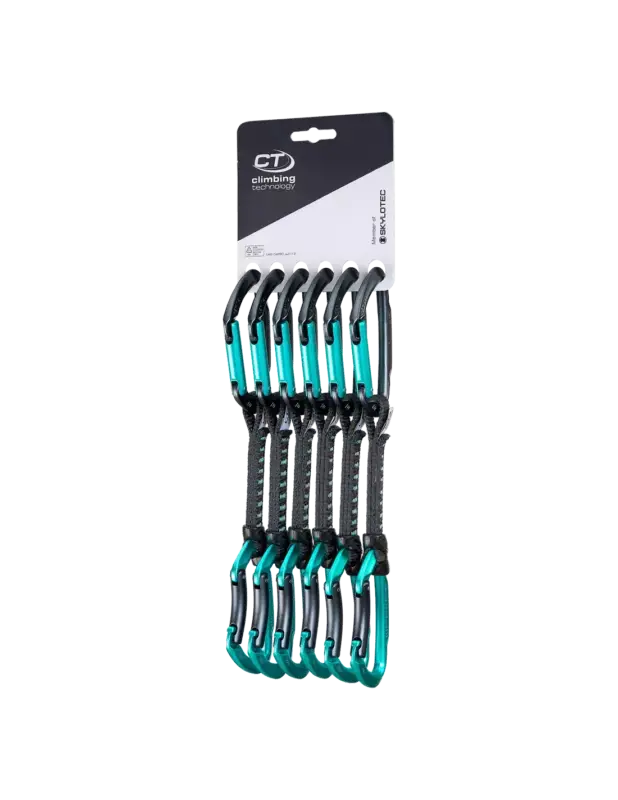 Zniżka Ekspresy Climbing Technology Lime Set UL Aquamarine 12cm