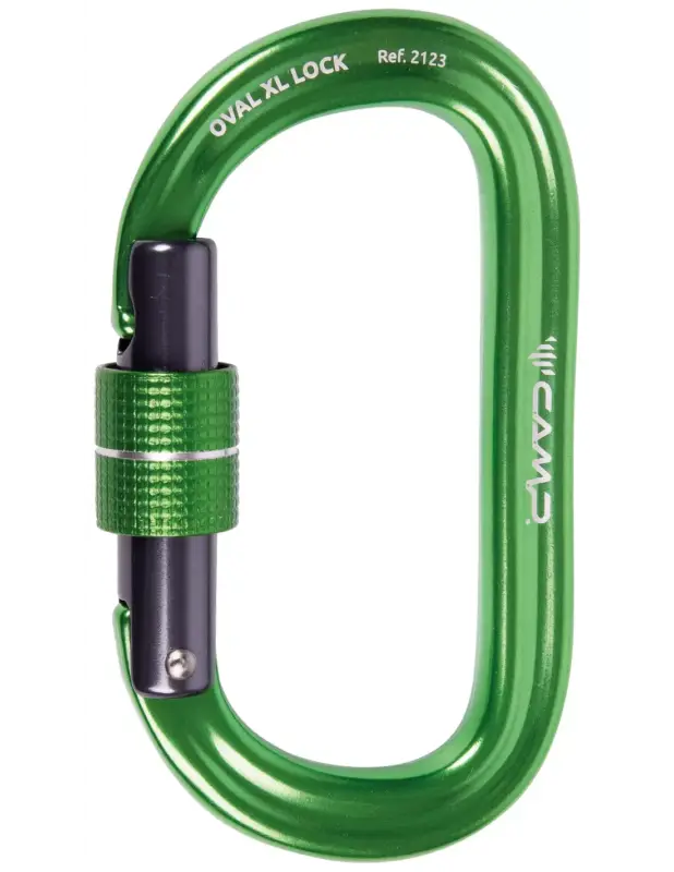Karabinek wspinaczkowy Camp Oval XL Lock Green Kup online
