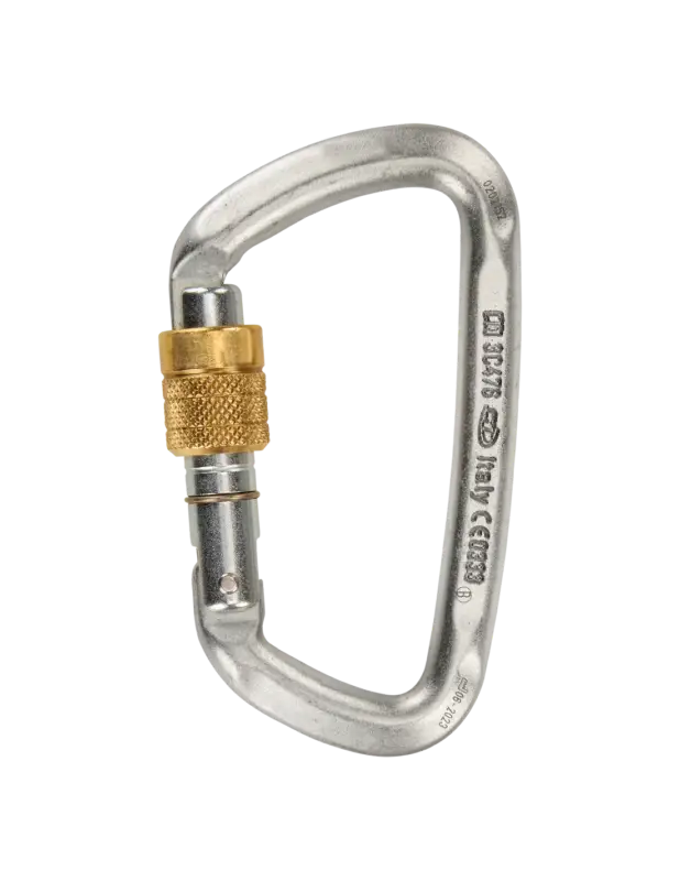 Karabinek wspinaczkowy Climbing Technology D-Shape Steel SG Zamów dziś