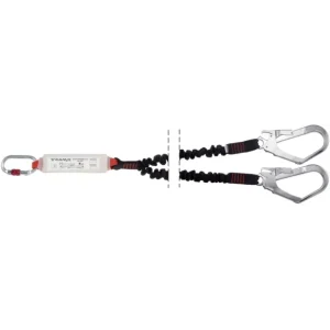 Wysoka jakość Lonża Camp Shock Absorber Rewind Double Steel MGO 175cm