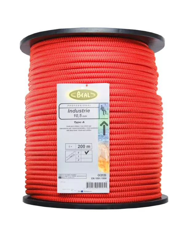 Lina półstatyczna Beal Industrie 10,5mm Red 200m Hit sprzedaży