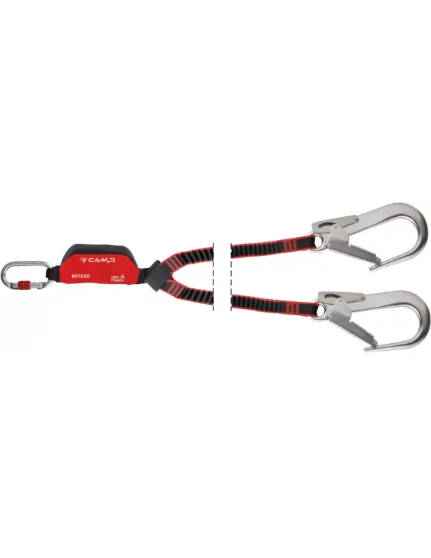 Lonża Camp Retexo Rewind Double Alu MGO 135cm Tani