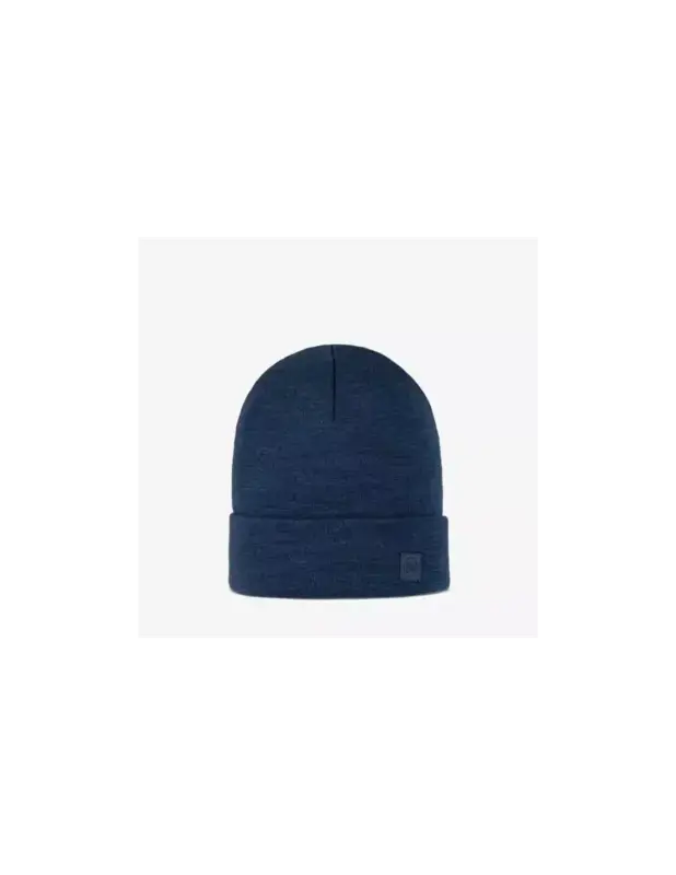 Bezpieczne zakupy Czapka Buff Merino Heavyweight Beanie Solid Night Blue