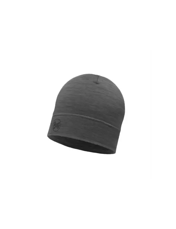 Czapka Buff Merino Lightweight Beanie Solid Grey Szybka wysyłka