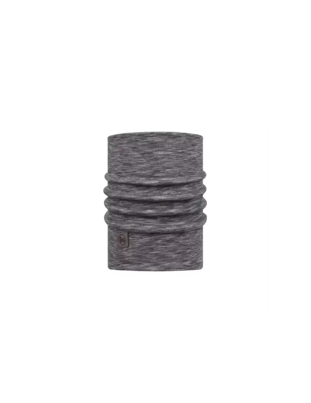 Chusta Buff Merino Heavyweight Fog Grey Multi Stripes Bezpieczne zakupy