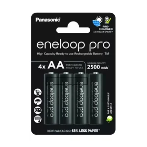 Zamów dziś Akumulatory Panasonic Eneloop Pro 2500mAh AA (4 szt.)