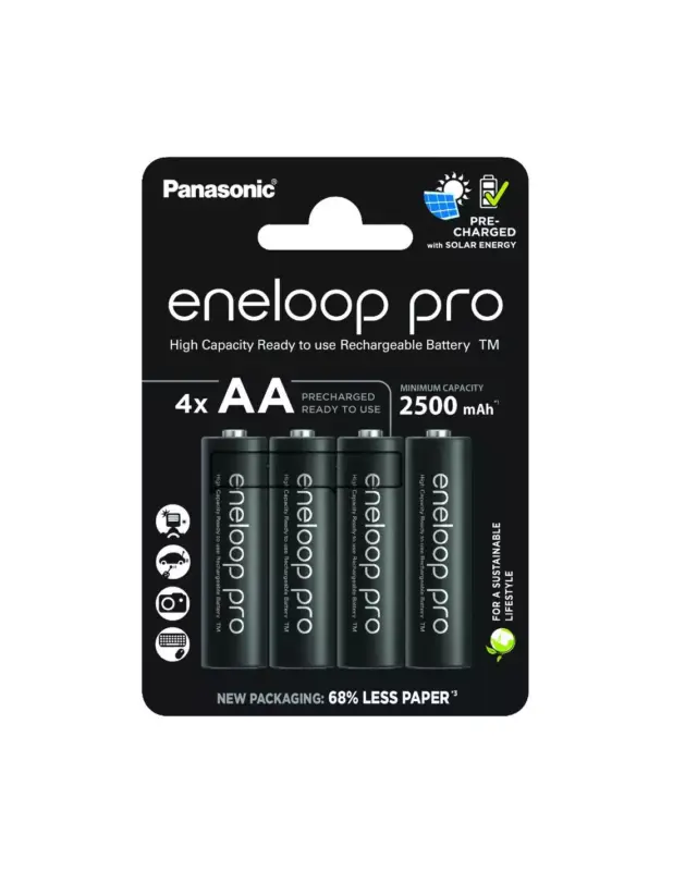 Zamów dziś Akumulatory Panasonic Eneloop Pro 2500mAh AA (4 szt.)